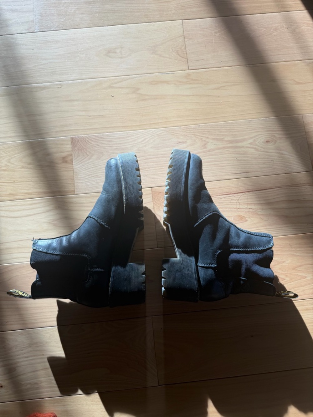 Black Chelsea Ankle Boots with Lug Sole